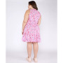 Plus Size Ruffled Drawstring-Waist Dress