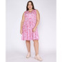 Plus Size Ruffled Drawstring-Waist Dress