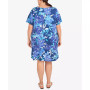 Plus Size Hawaiian Floral Print Dress