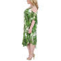 Plus Size Cold-Shoulder Caftan Dress