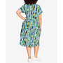 Plus Size Doll Up Print Dress