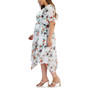 Plus Size Floral-Print Fit & Flare Dress