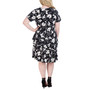 Plus Size Surplice Tiered Dress