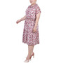 Plus Size Short Sleeve Smocked Waist Dress