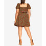 Trendy Plus Size Fierce Rose Dress