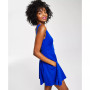Juniors' Sleeveless Pleated A-Line Dress
