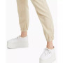 Juniors' High Waisted Pull On Utility Jogger Pants