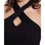 Women's Claire Crisscross-Neck Ribbed Sweater Tank Top