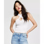 Women's Claire Crisscross-Neck Ribbed Sweater Tank Top