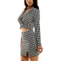 Juniors' 2-Pc. Cropped Jacket & Skirt Set
