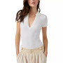 Women's Collared V-Neck Bodysuit
