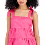 Juniors' Tiered Tie-Strap Camisole