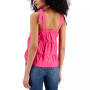 Juniors' Tiered Tie-Strap Camisole