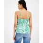 Juniors' V-Neck Floral-Print Poplin Tank Top