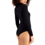 Juniors' Mock-Neck Bodysuit