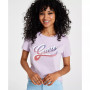 Women's Shaded Embellished Logo Cotton T-Shirt