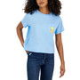 Juniors' Crew-Neck Tweety-Graphic Pocket T-Shirt