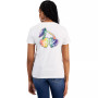 Women's Rainbow Cherry Graphic Cotton Easy T-Shirt