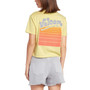 Juniors' Pocket Dial Cotton Cropped T-Shirt
