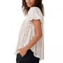 Women's Puff-Sleeve Lace Top