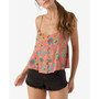 Juniors' Tallie Printed Button-Front Tank Top