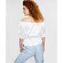 Women's Lazo Eyelet Off-The-Shoulder Peplum Top