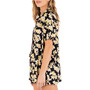 Juniors' Plumerias-Print Button-Front Short-Sleeve Shirt