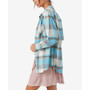 Juniors' Cotton Logan Plaid Flannel Shirt