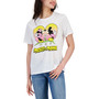 Juniors' Mickey & Minnie Graphic T-Shirt