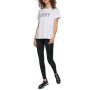 Women's Striped-Logo Short-Sleeve Crewneck Tee