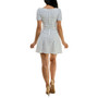 Juniors' Sweetheart-Neck Puff-Sleeve Dress