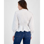 Women's Avery Embroidered Long-Sleeved Peplum Top