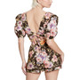 Women's Cassandra Square-Neck Puff-Sleeve Top