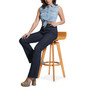 Women's Sleeveless Tie-Hem Classic Western Shirt