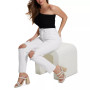 Women's Mel Ottoman One-Shoulder Bodysuit