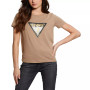 Women's Cotton Studded Logo T-Shirt