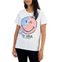 Juniors' Americana Short-Sleeve Graphic T-Shirt