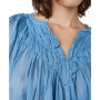Women's Padma Cotton Flutter-Sleeve Top