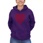 Women's Word Art Crazy Little Thing Called Love Hooded Sweatshirt
