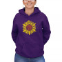 Women's Sunflower Word Art Hooded Sweatshirt