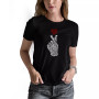 Women's K-Pop Word Art T-shirt