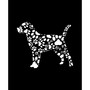 Women's Dog Paw Prints Word Art Long Sleeve T-shirt