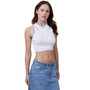 Women's Sportif Quarter Zip Sleeveless Top