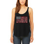 Women's Premium Fireworks American Flag Flowy Tank Top