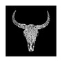 Women's Premium Word Art Flowy Tank Top- Texas Skull