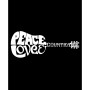 Women's Word Art Peace Love Country Short Sleeve T-shirt