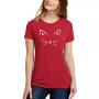 Women's Premium Blend Word Art Whiskers T-shirt