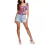 Women's Carine Floral-Print Peplum Sleeveless Top