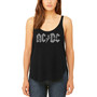 Women's AC/DC Premium Word Art Flowy Tank Top