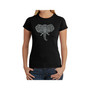 Women's Word Art T-Shirt - Elephant Tusks